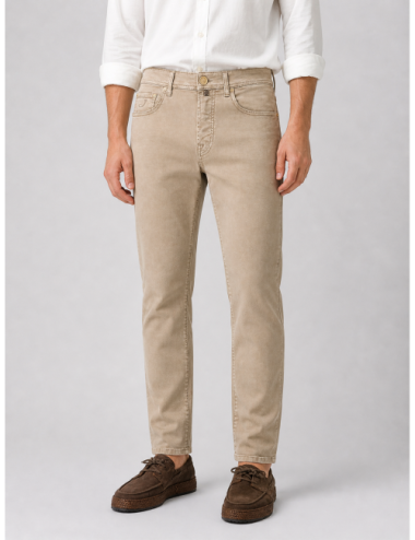 Pantalón gris elefante Jacob Cohen de cinco bolsillos y línea recta