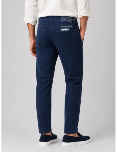 Pantalón azul oscuro Jacob Cohen de cinco bolsillos y línea recta