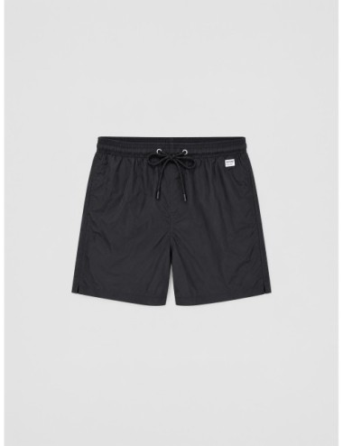 Bañador negro MC2 Saint Barth Lighting Pantone de color liso