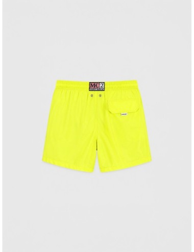 Bañador amarillo flúor MC2 Saint Barth Lighting Pantone de color liso