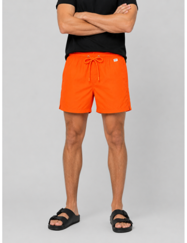 Bañador naranja flúor MC2 Saint Barth Lighting Pantone de color liso