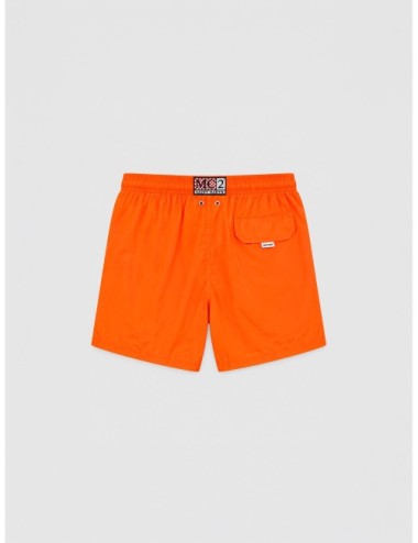 Bañador naranja flúor MC2 Saint Barth Lighting Pantone de color liso