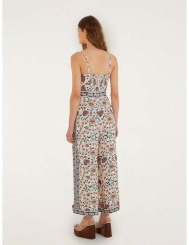 Mono largo azul claro FARM RIO Floral Delhi Tapestry con estampado tapestry con cenefas