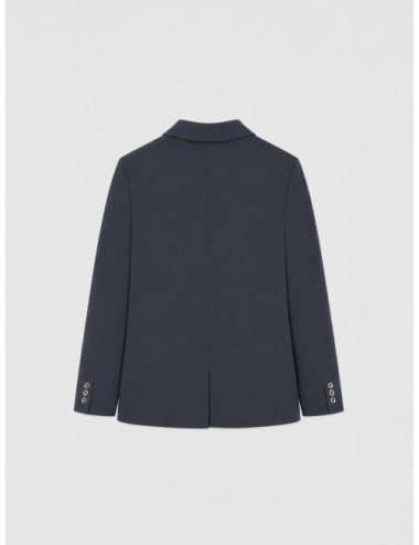 Blazer azul RRD con solapa clásica y cierre de botones