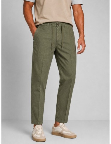 Pantalón verde militar Marfranc con cintura ajustable