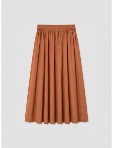 Falda teja Herno con cintura elástica y cordón ajustable