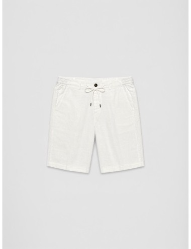 Bermuda blanco roto MARFRANC con cordón ajustable