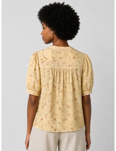 Camisa ecru ba&sh NOVELLA de viscosa con estampado floral