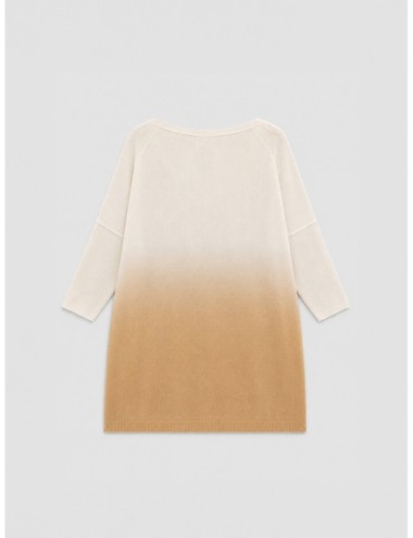 Jersey crema KUJTEN Minie Dye de cachemir con efecto dip dye