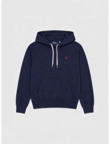 Sudadera azul marino Polo Ralph Lauren con capucha y Pony bordado