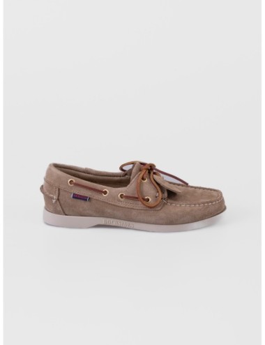 Zapato bajo taupe SEBAGO Portland Artisan con construcción tipo náutico