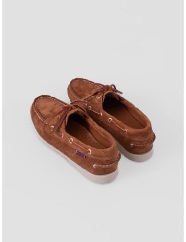 Zapato bajo cognac SEBAGO Portland Artisan con construcción tipo náutico