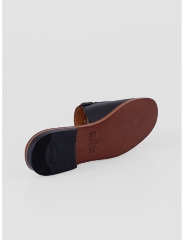 Sandalia negro SEBAGO Will Slide Pop con pala tipo mocasín abierta