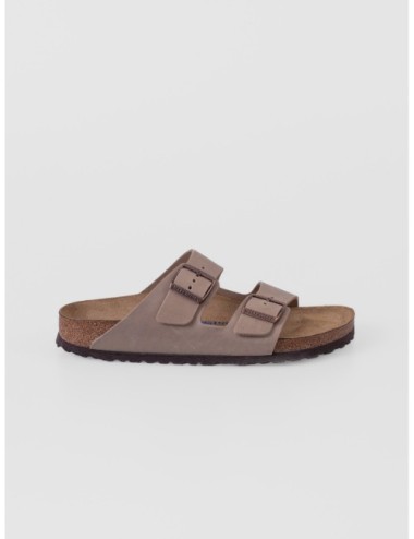Sandalia taupe BIRKENSTOCK Arizona con doble tira ajustable