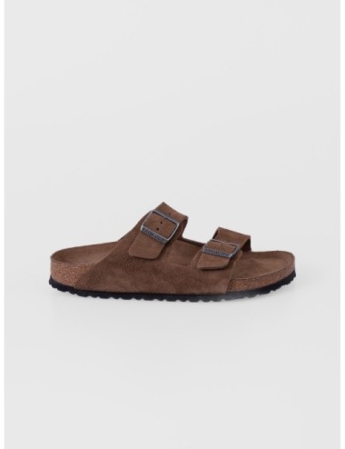 Sandalia marrón medio BIRKENSTOCK Arizona con doble tira ajustable