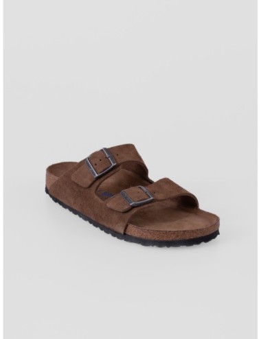 Sandalia marrón medio BIRKENSTOCK Arizona con doble tira ajustable