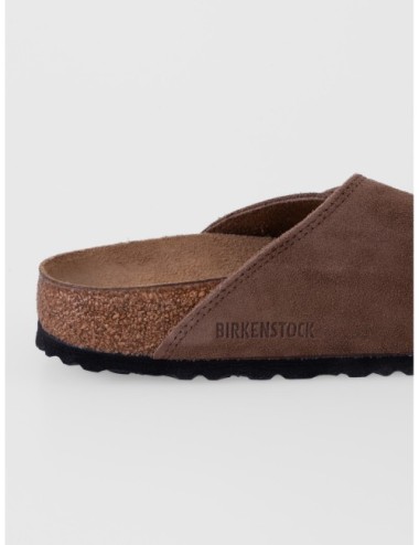 Sandalia marrón oscuro BIRKENSTOCK Solana VL con laterales cerrados con puntera y talón abiertos