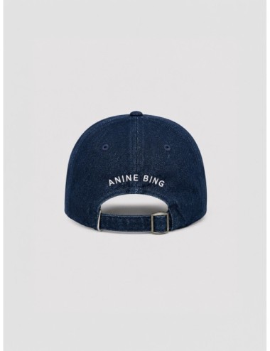 Gorra azul oscuro ANINE BING Jeremy Baseball Cap de estilo urbano