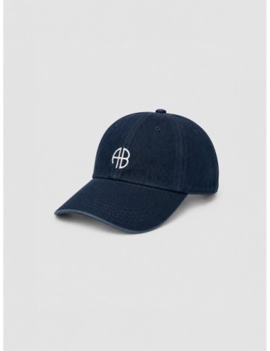 Gorra azul oscuro ANINE BING Jeremy Baseball Cap de estilo urbano
