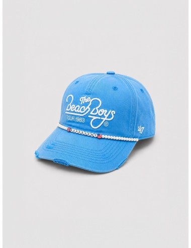 Gorra azul Bright Blue REPRESENT Beach Boys Tour con diseño gráfico
