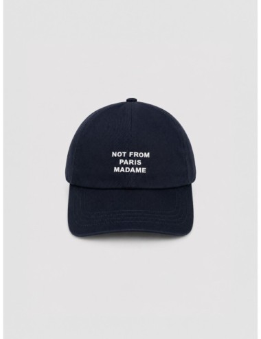 Gorra azul marino DRÔLE DE MONSIEUR La Casquette Slogan