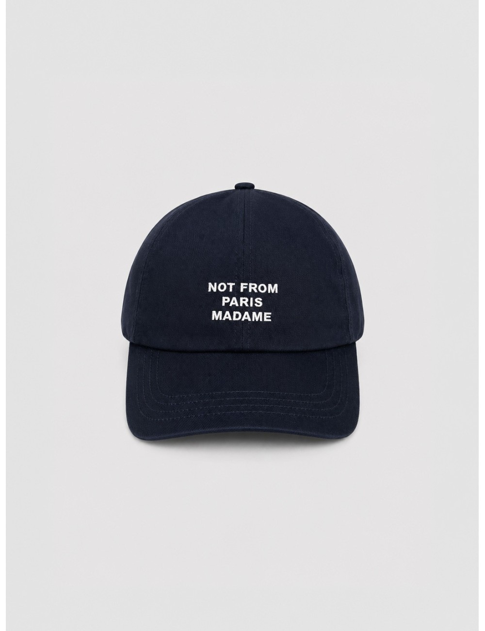 Gorra azul marino DRÔLE DE MONSIEUR La Casquette Slogan