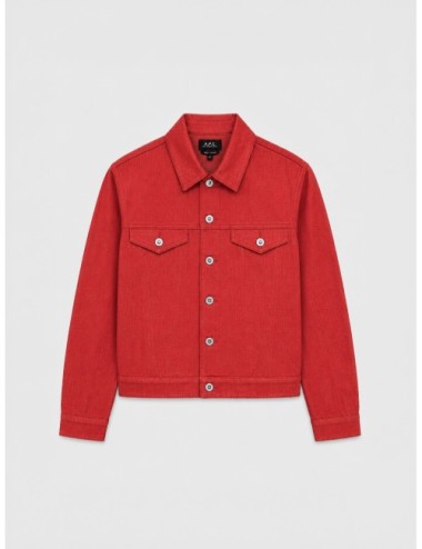 Sobrecamisa rojo A.P.C. Dion con estructura de sobrecamisa