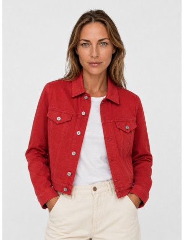 Sobrecamisa rojo A.P.C. Dion con estructura de sobrecamisa