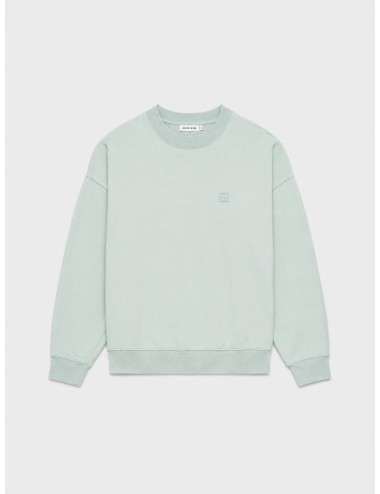 Sudadera verde agua lavado ANINE BING Miles con cuello redondo y acabado lavado