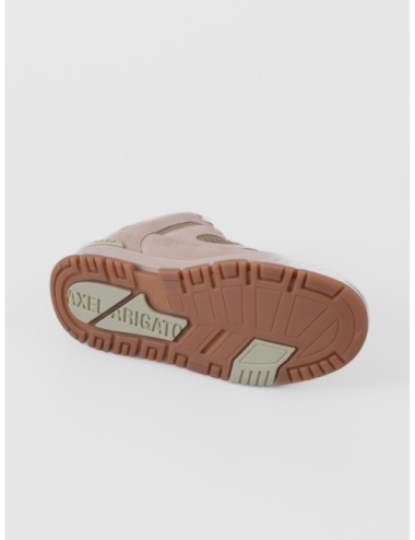 sneakers beige claro y caqui Axel Arigato Area Lo con paneles y suela de goma moldeada detalle de cierre y paneles