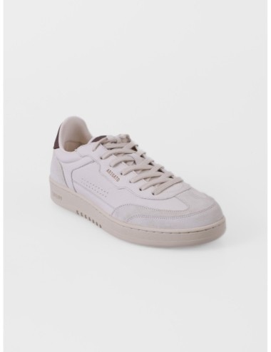 sneakers beige claro y marrón Axel Arigato Dice T-Toe con puntera en T y paneles contrastados vista lateral