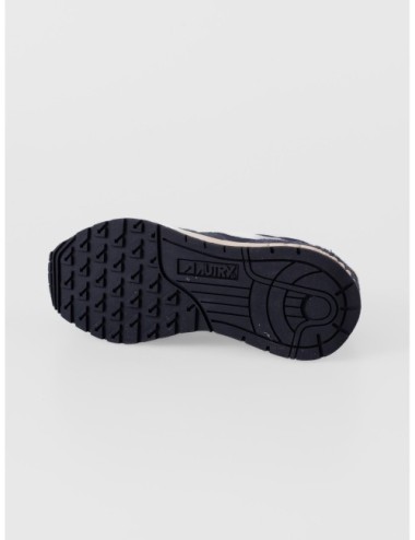 sneakers blanco y gris Autry Reelwind Low Man con paneles runner y suela de agarre detalle de cierre y paneles
