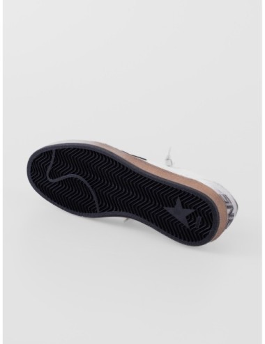 zapatillas Ball Star Golden Goose blanco y negro vista superior