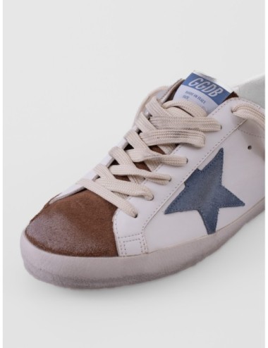 zapatillas Super Star Golden Goose azul denim detalle de suela