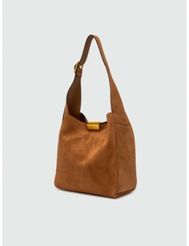 bolso JO Gianni Chiarini caramelo detalle de acabado