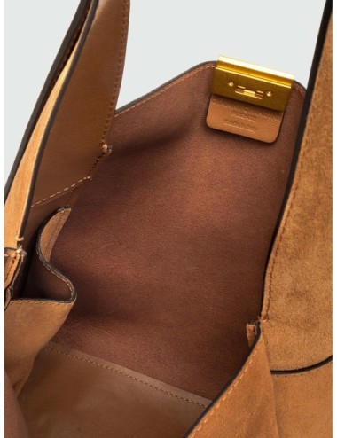 bolso JO Gianni Chiarini caramelo detalle interior o posterior