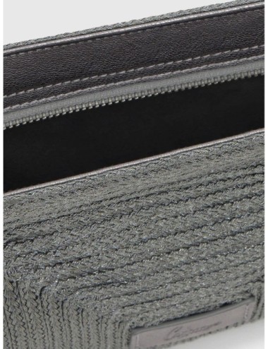 bolso BALI Castañer plomo detalle interior o posterior