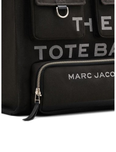 bolso CARGO TOTE BAG Marc Jacobs negro detalle de acabado