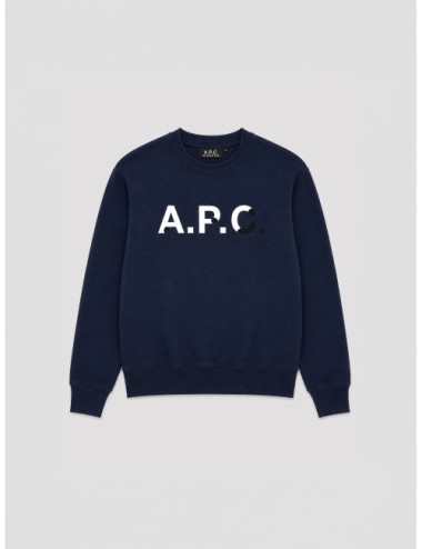 sudadera Vintage A.P.C. azul marino vista principal