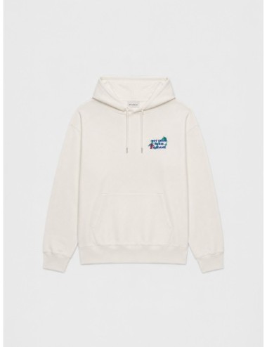 sudadera Vine Embroided DRÔLE DE MONSIEUR blanco roto vista principal