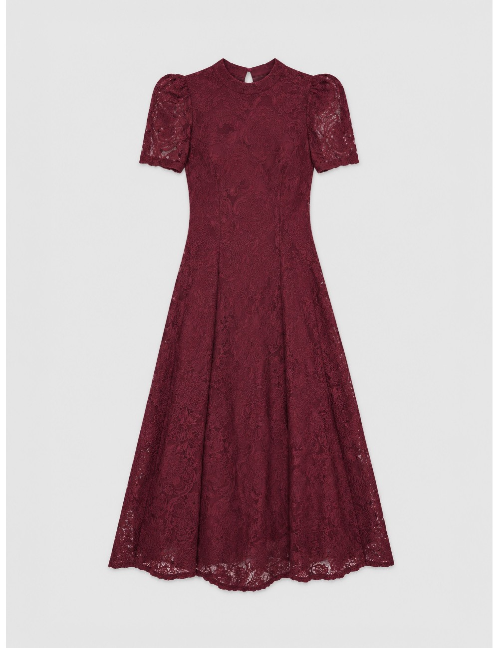vestido Flower Mesh ROTATE marrón chocolate vista principal
