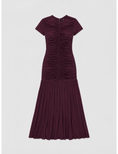 vestido Bordeaux ROTATE burdeos vista principal