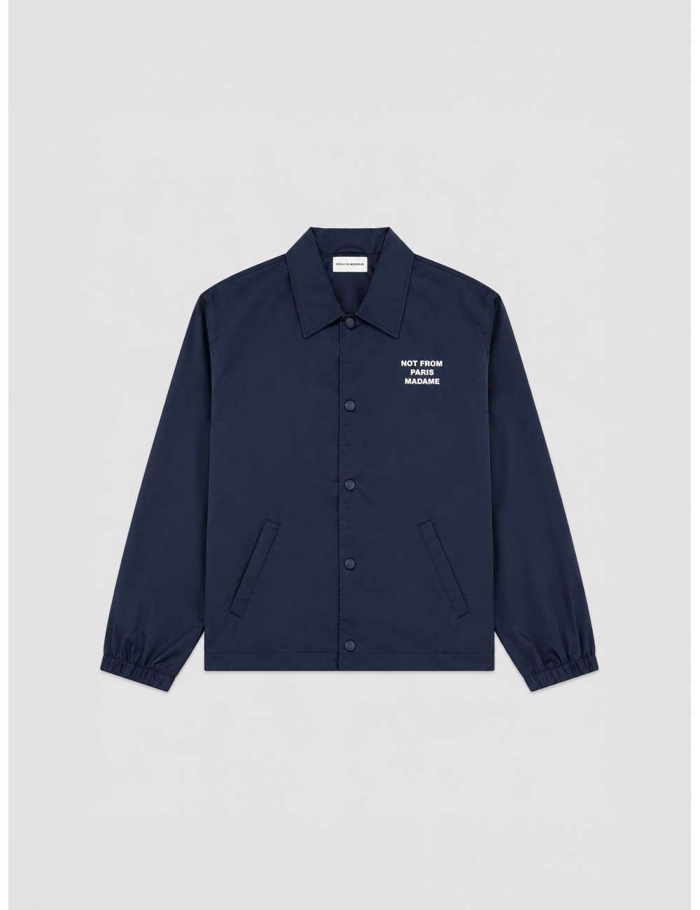 sobrecamisa La Veste Slogan DRÔLE DE MONSIEUR azul marino vista principal