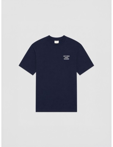 camiseta Le Tshirt Slogan DRÔLE DE MONSIEUR azul marino vista principal