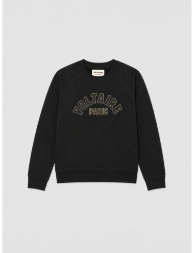 sudadera Sunca Zadig & Voltaire negra vista frontal