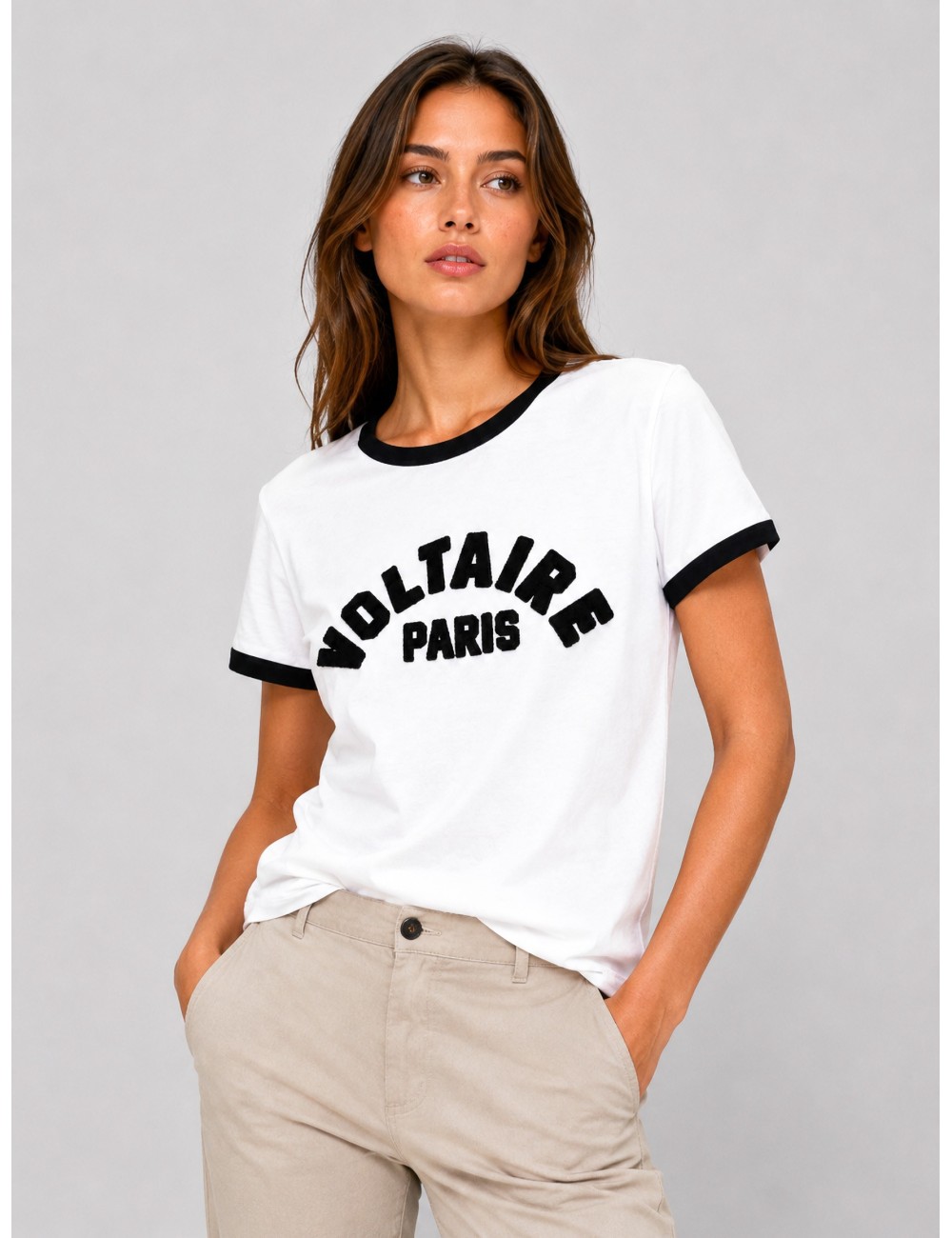 camiseta Alys Zadig & Voltaire blanca vista frontal