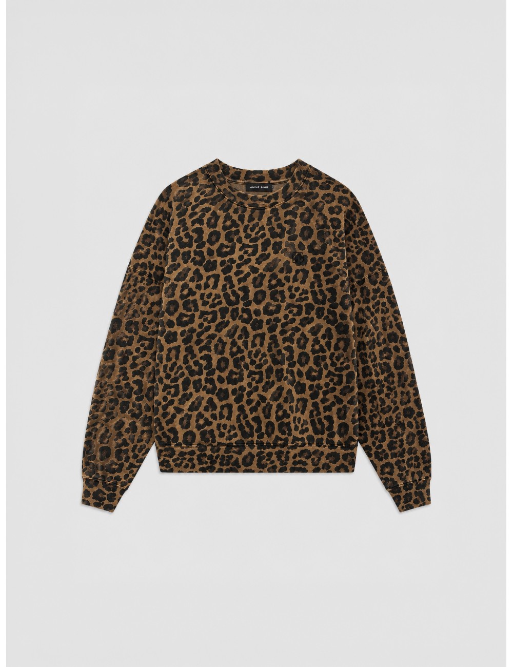 sudadera Miles Anine Bing con estampado leopardo vista frontal