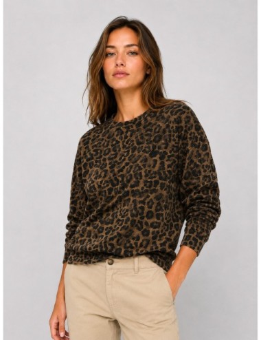 sudadera Miles Anine Bing con estampado leopardo vista secundaria