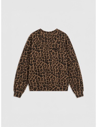 sudadera Miles Anine Bing con estampado leopardo vista de detalle