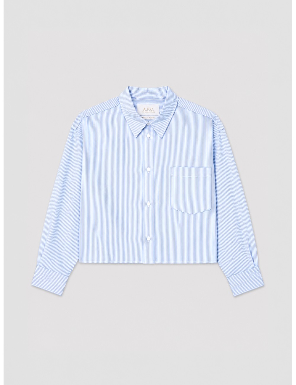 camisa Sophia A.P.C. azul vista frontal